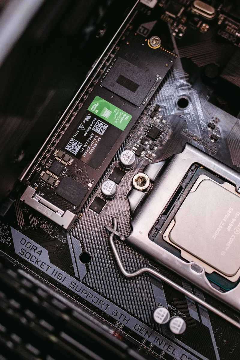 Emergency SSD recovery — SSD drive being examined in the Disk Doctors lab